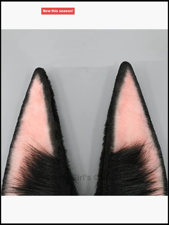 Furry Wolf Fox Ear Headband Cosplay Hair Accessory Handmade Faux Fur main image 6